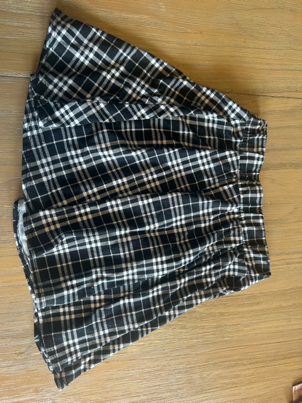 Black and White Plaid Women’s Skirt - Classic Fall Style